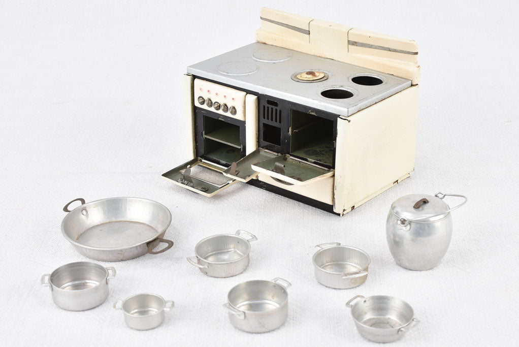 1950s toy miniature kitchen stove, NGA Padova
