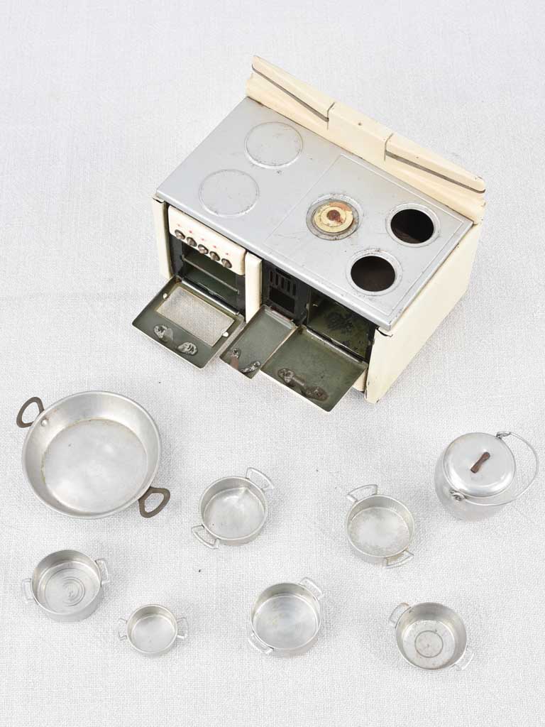 1950s toy miniature kitchen stove, NGA Padova