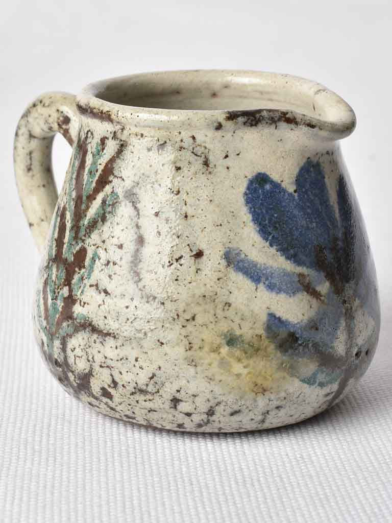Petite hand painted sandstone coffee service - Jacqueline Reynaud Le Murier (1955-1982)