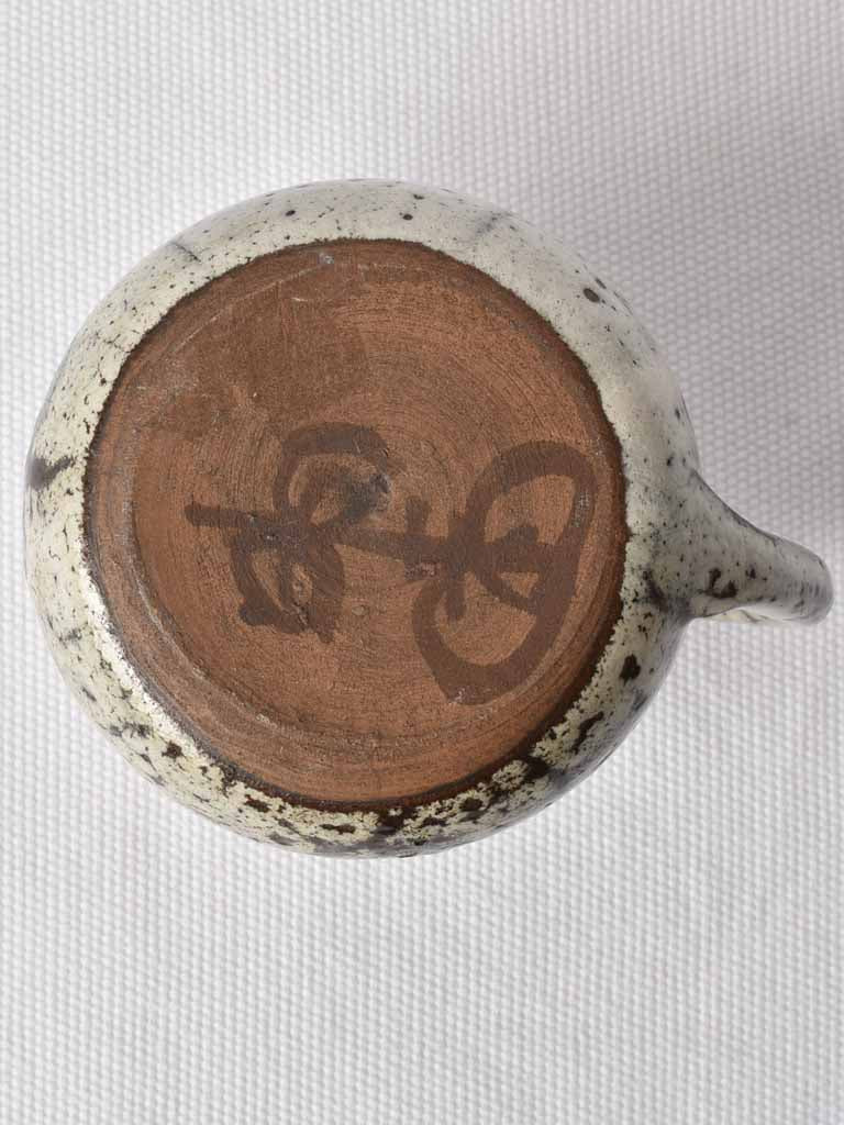 Petite hand painted sandstone coffee service - Jacqueline Reynaud Le Murier (1955-1982)