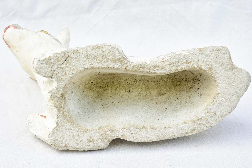 Mid century cement garden sculpture of a baby deer