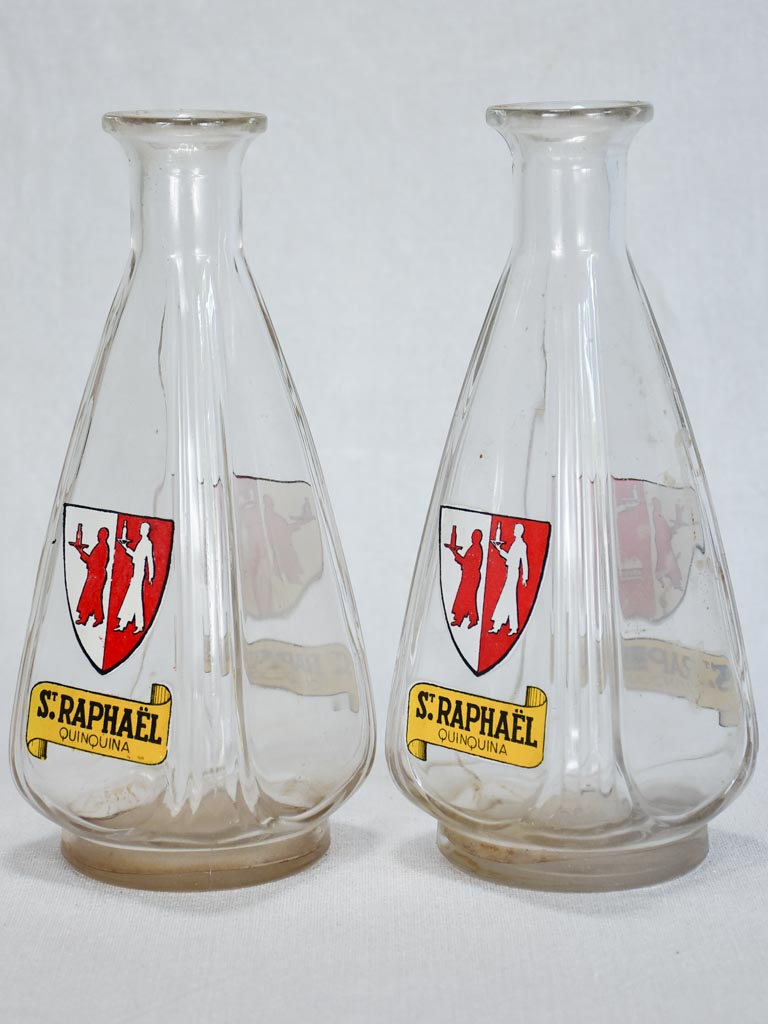 Mid-Century Glass Decanters, St Raphaël