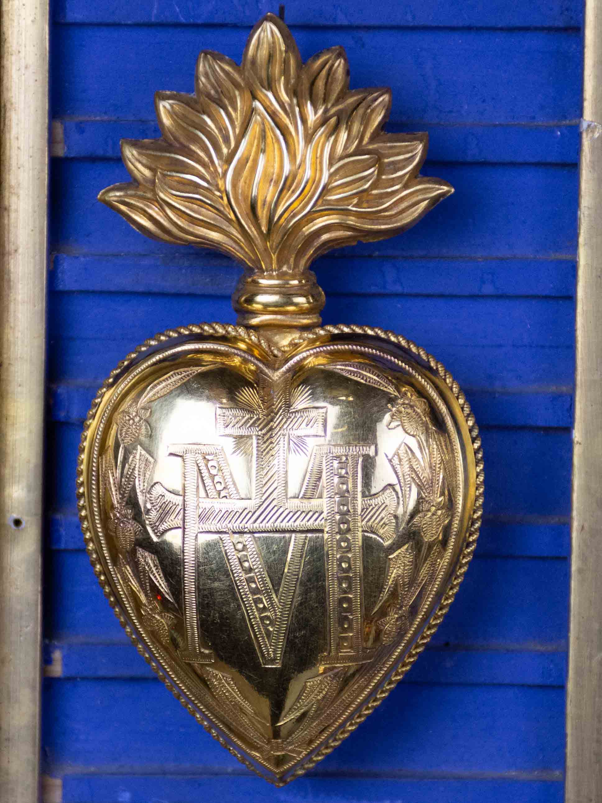 Large antique French ex-voto