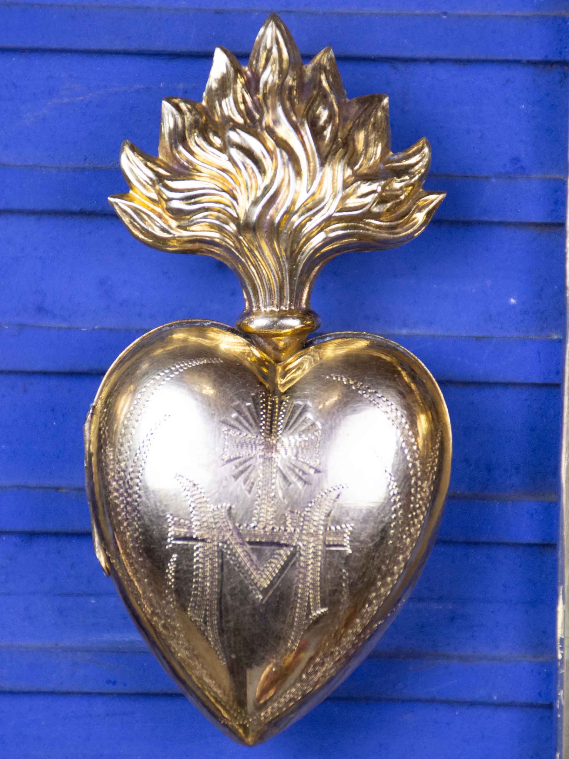 Antique French ex-voto for prayer