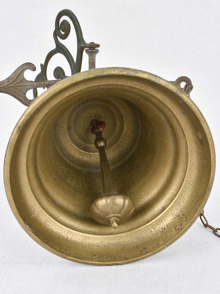 Bell, with pull chain, Italian (1950s) 14½"