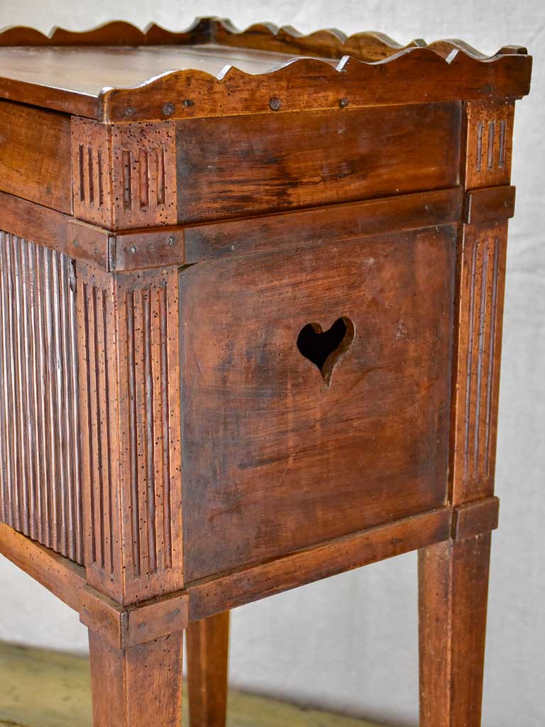 Rustic 19th Century French nightstand