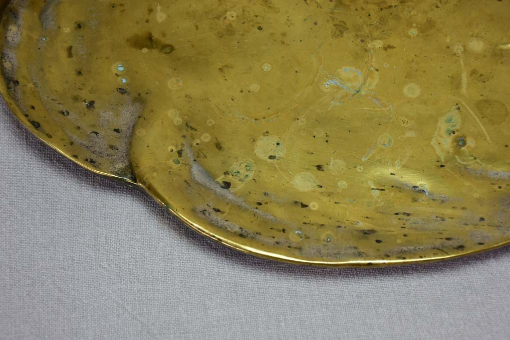 Large Austrian bronze Art Deco vide poche Goldscheider 18"
