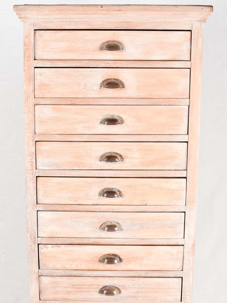 TALL CHEST OF DRAWERS FROM A HABERDASHERY BOUTIQUE 65"
