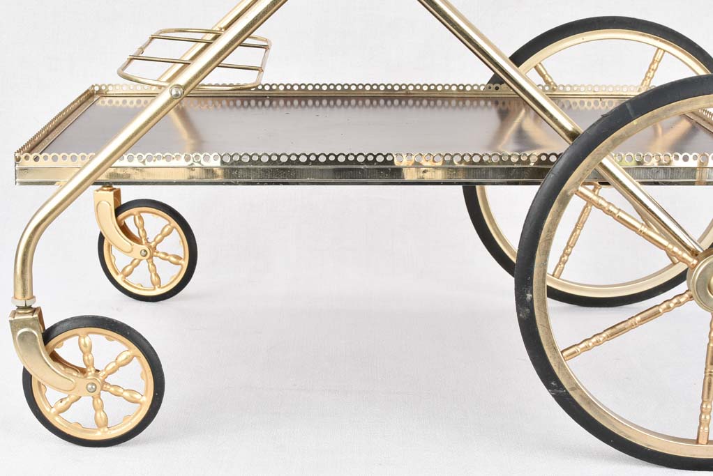 Bar cart, French, vintage (1960s)