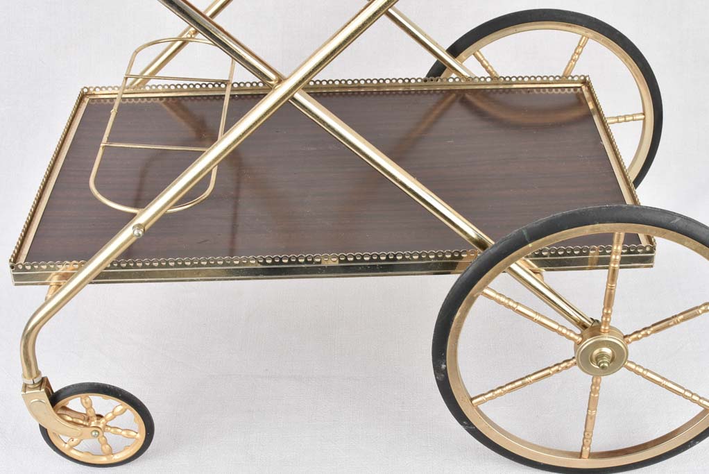Bar cart, French, vintage (1960s)