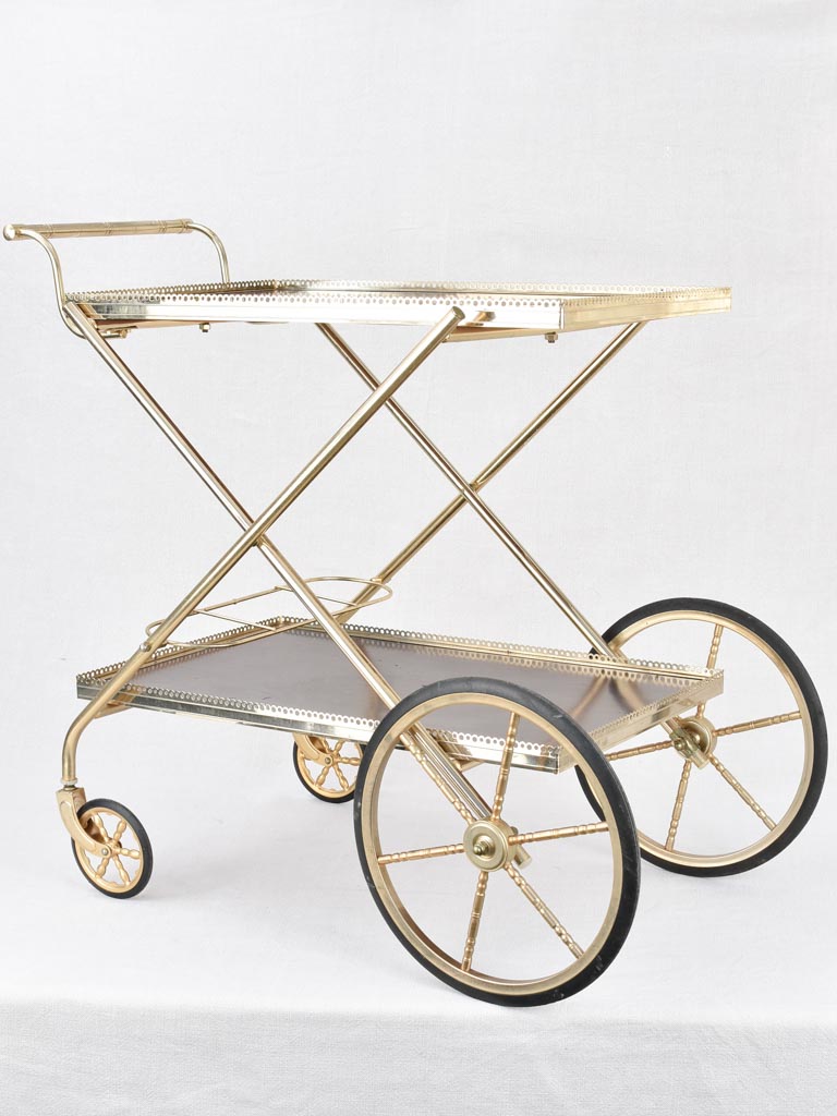 Bar cart, French, vintage (1960s)