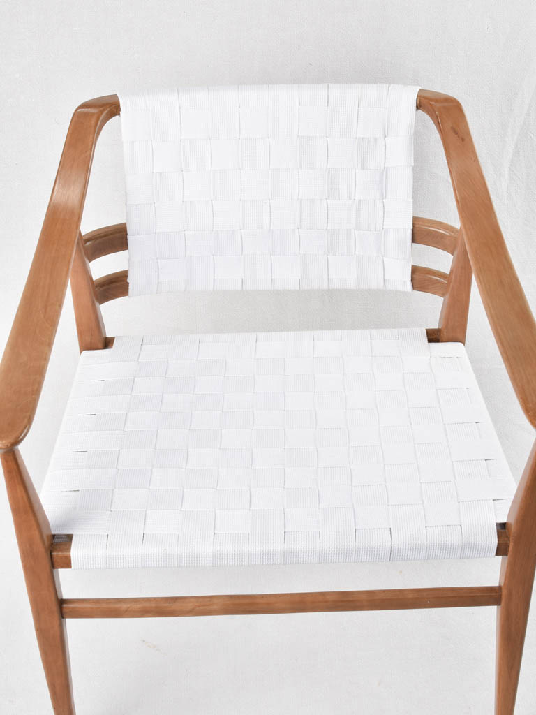 Pair of Scandinavian teak shaker armchairs