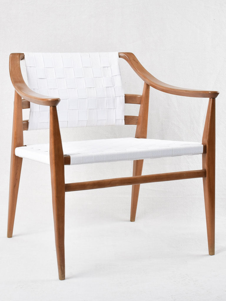 Pair of Scandinavian teak shaker armchairs