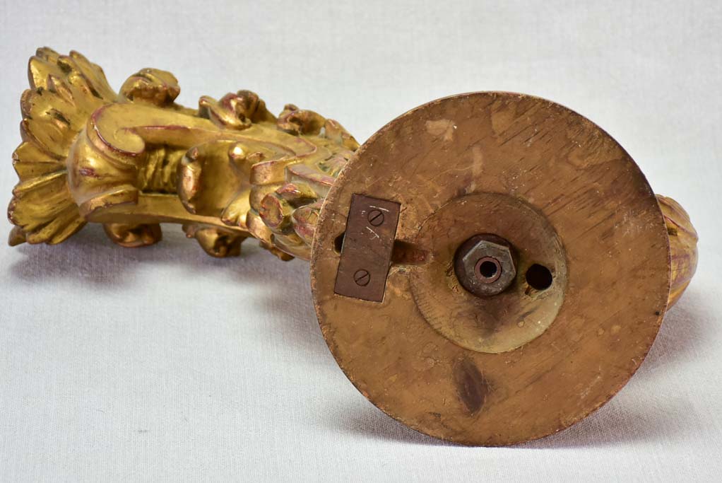 Large Louis XV style wall gilt wall sconce