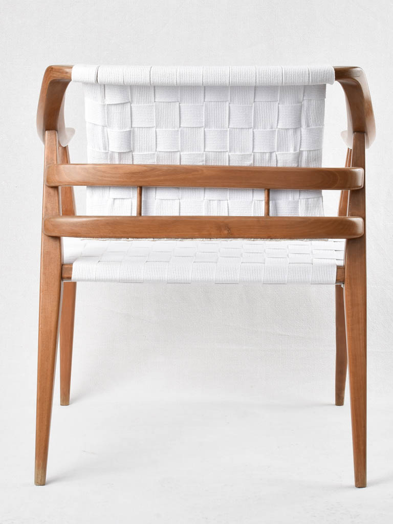 Pair of Scandinavian teak shaker armchairs