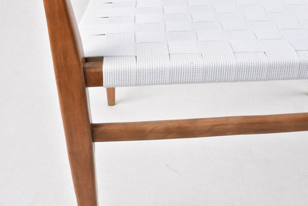 Pair of Scandinavian teak shaker armchairs