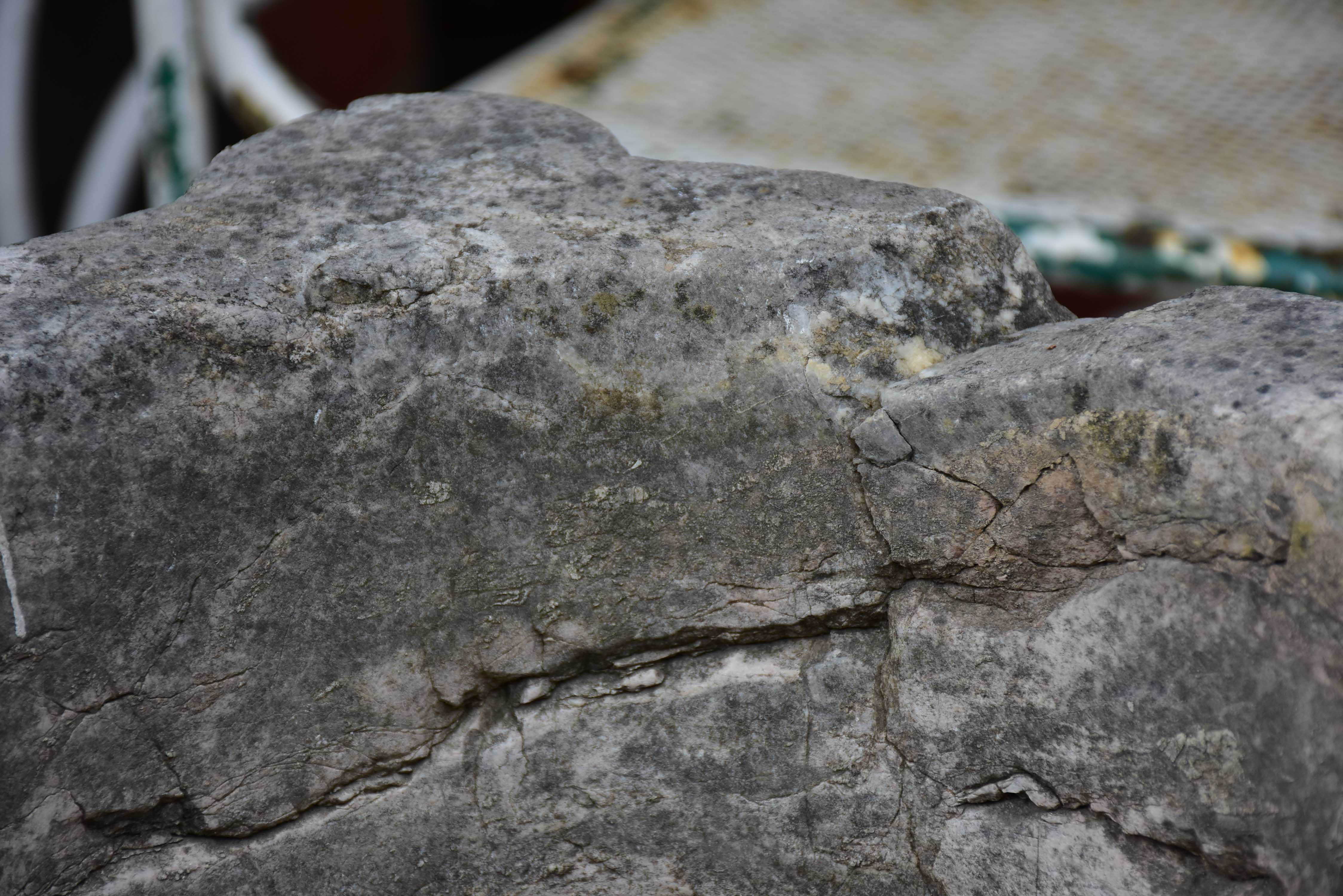 Very large 19th century marble mortar