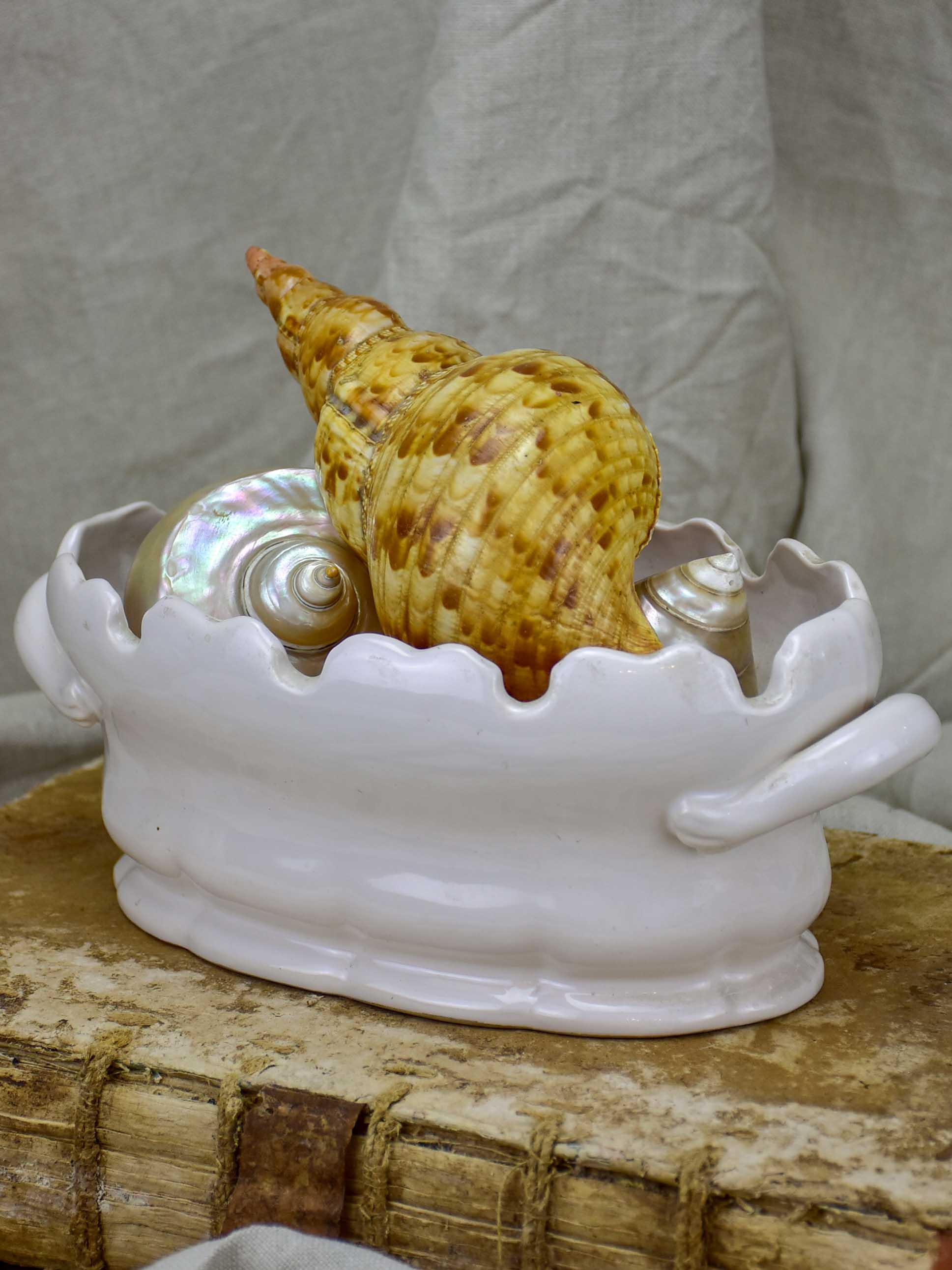 French ironstone planter