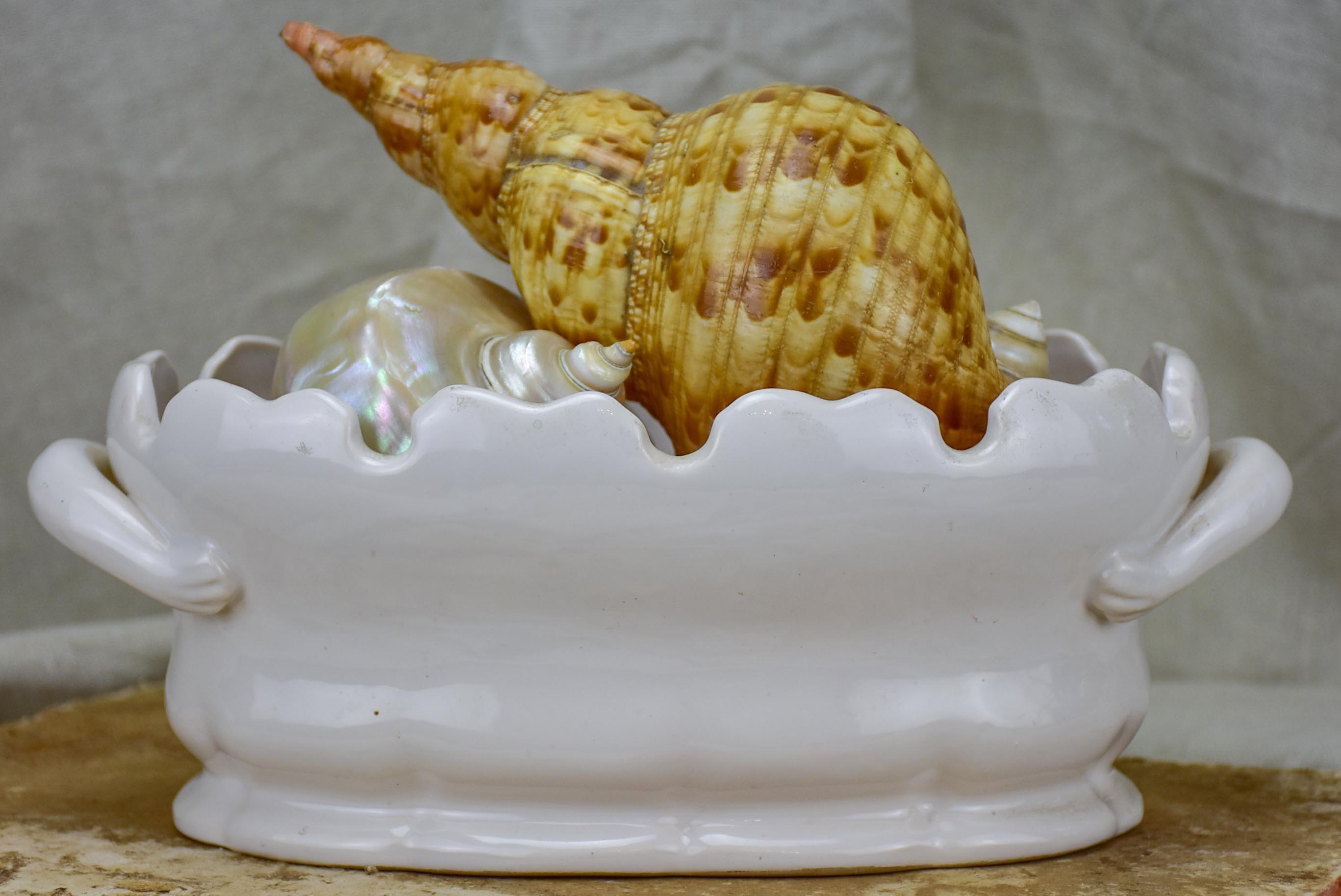 French ironstone planter