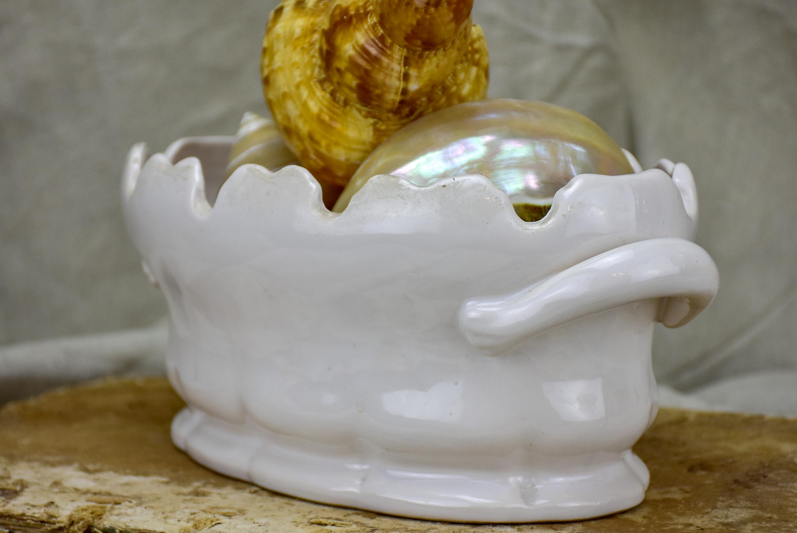 French ironstone planter