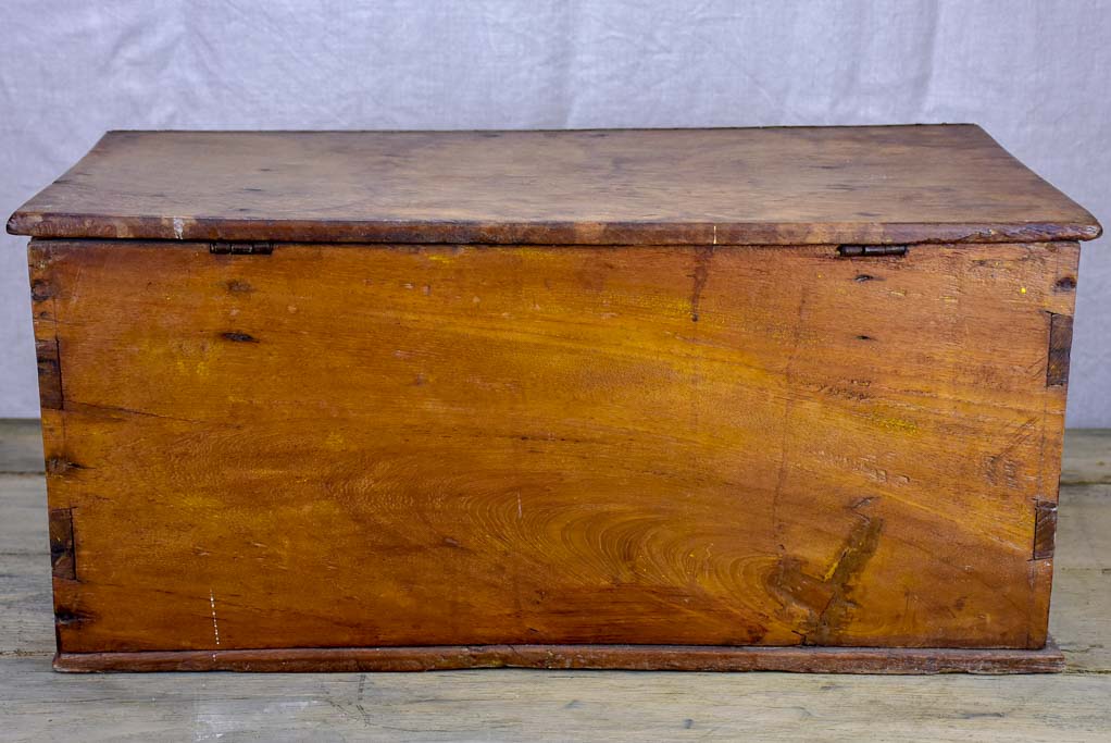 18th Century French travelling trunk with copper decoration