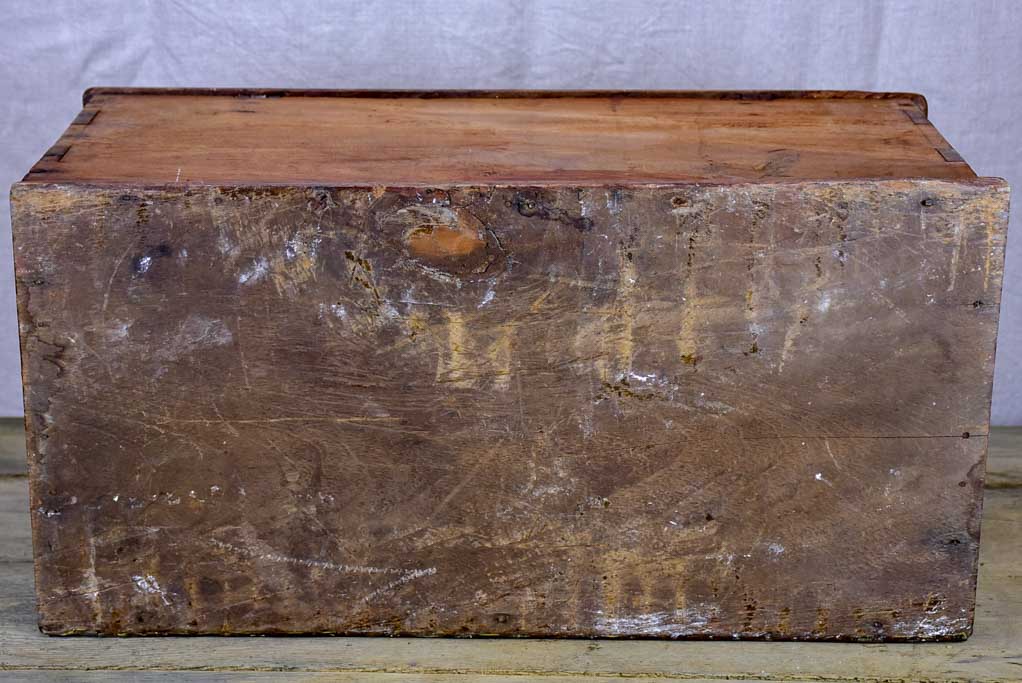 18th Century French travelling trunk with copper decoration