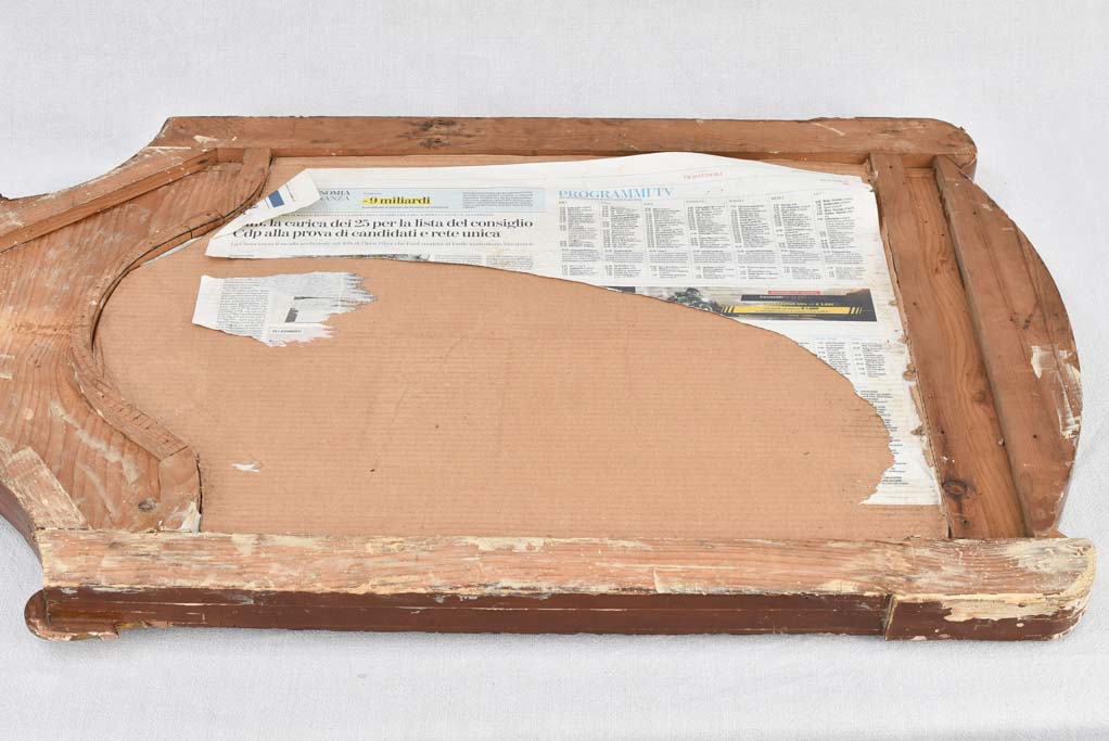 Late-19th-century salvaged church frame 26" x 45¼"