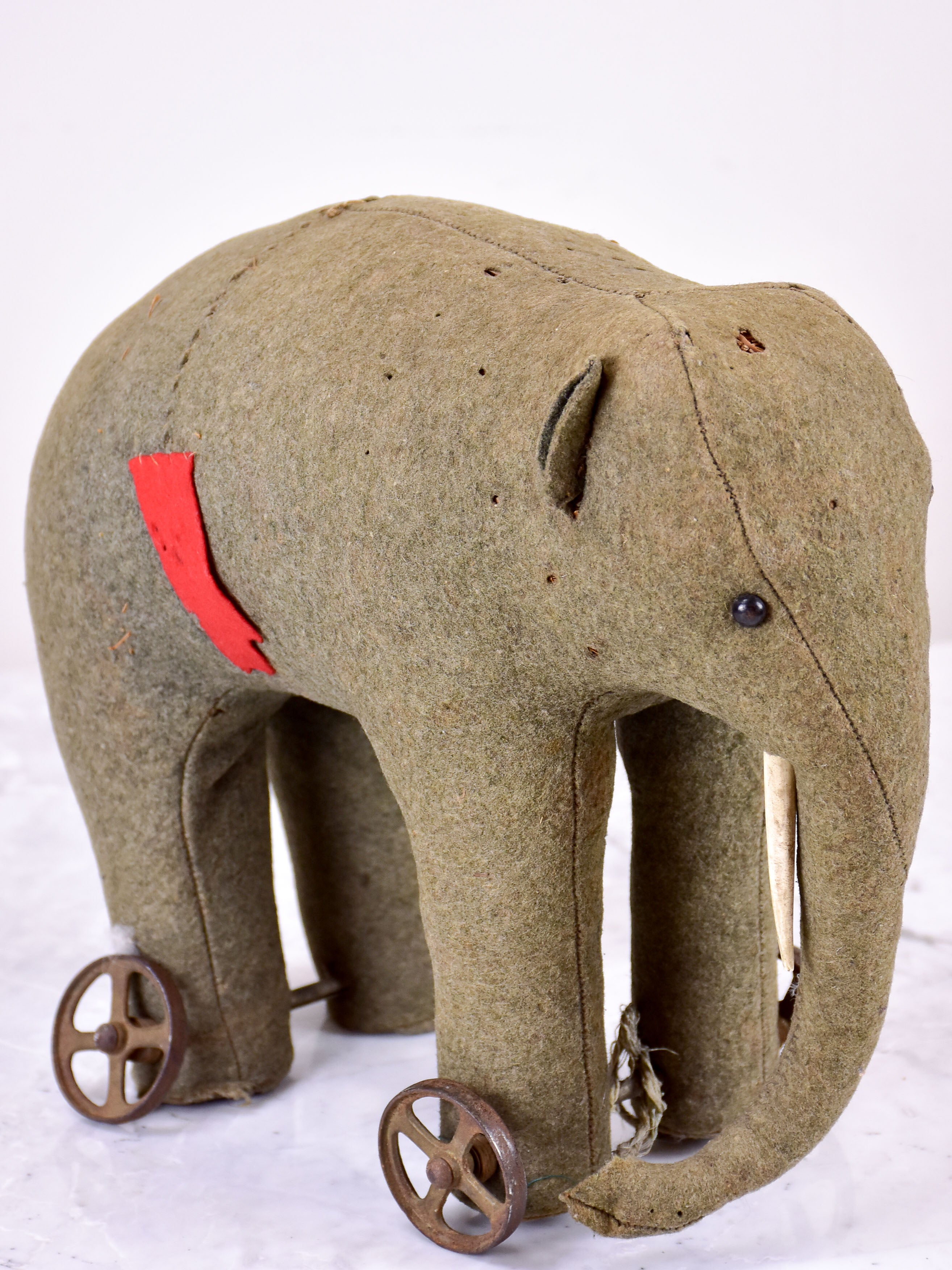 Antique French toy elephant