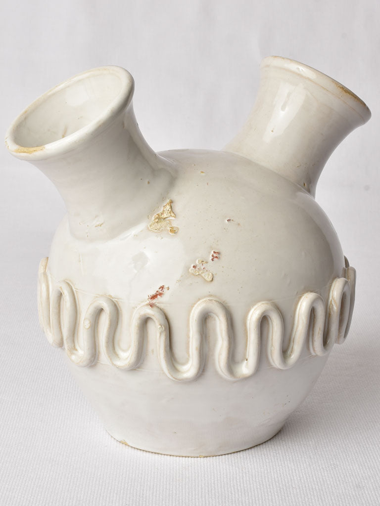 Retro Émile Tessier Decorative Foliage Vase
