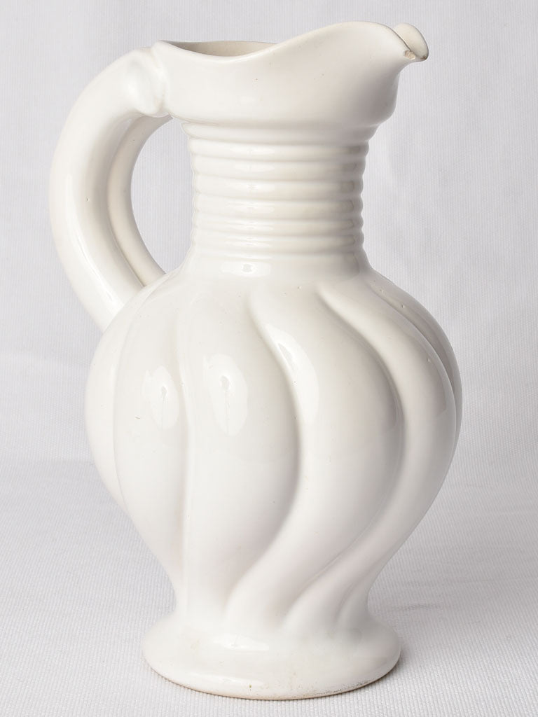 Charming vintage ceramic vase with initials