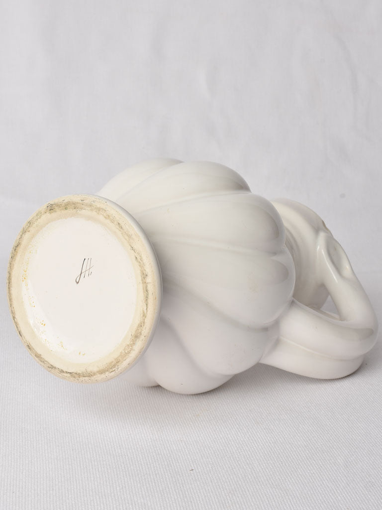 Charming JH initiated vintage ceramic vase
