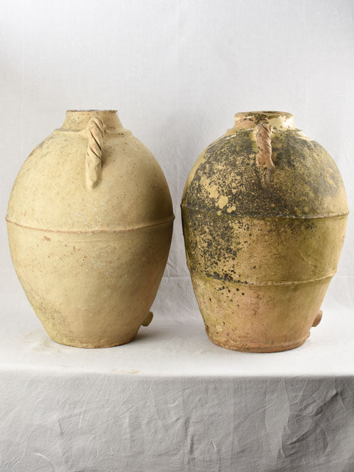 PAIR OF 18TH CENTURY ITALIAN OIL JARS 29½"