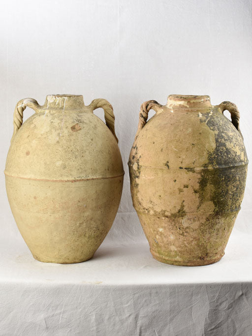 PAIR OF 18TH CENTURY ITALIAN OIL JARS 29½"