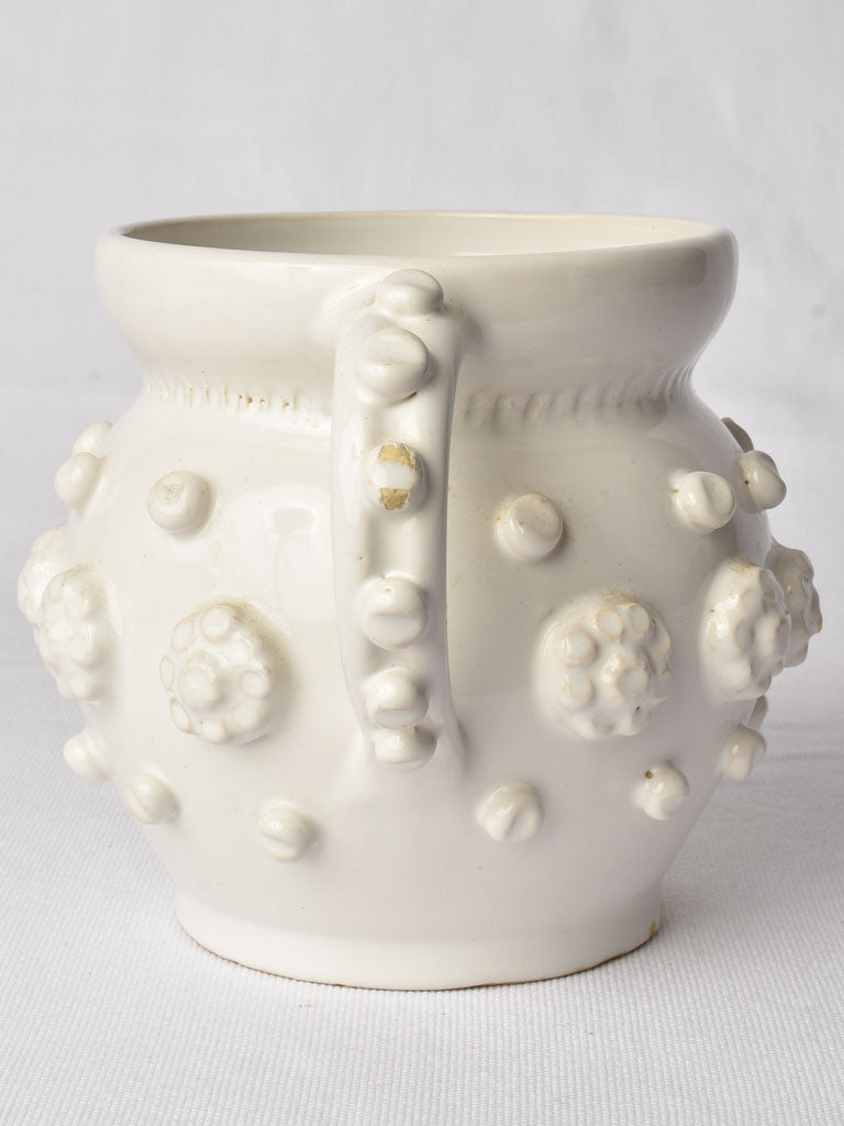 Antique Sarthe origin Tessier Cachepot