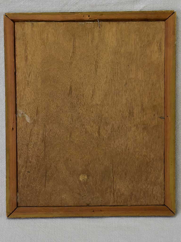 Pearl detailed gilded frame painting