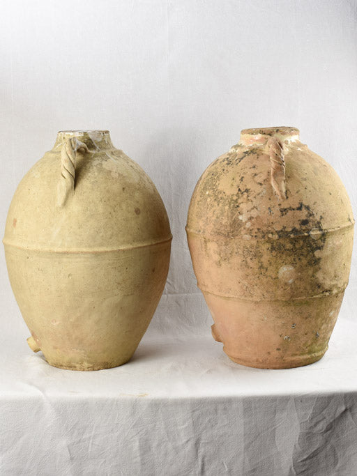 PAIR OF 18TH CENTURY ITALIAN OIL JARS 29½"