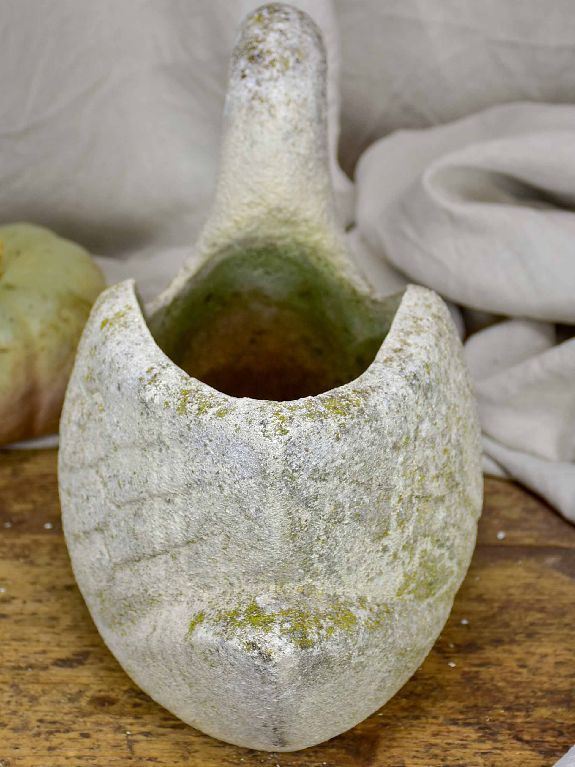 Mid-century French swan garden planter