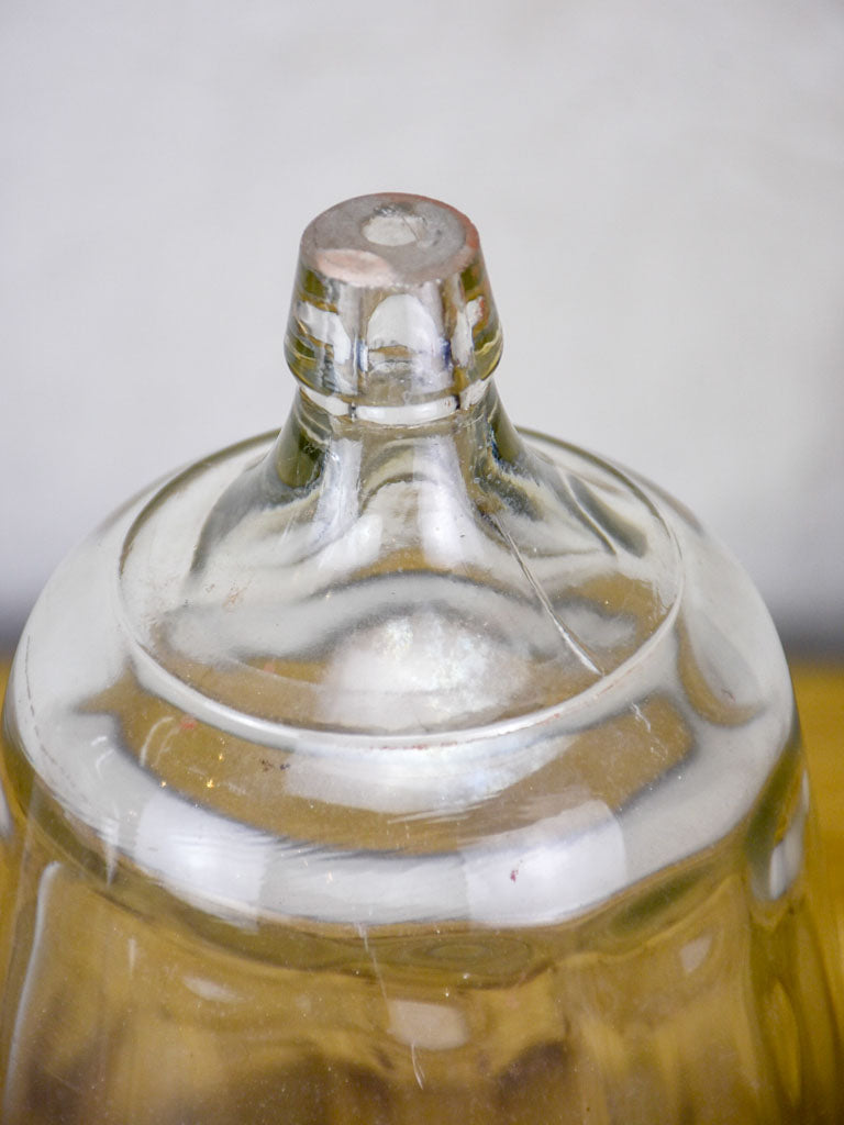 Pair of blown glass domes from the 1940's - apothecary 13½"