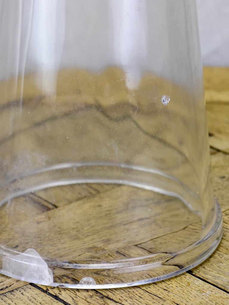 Pair of blown glass domes from the 1940's - apothecary 13½"