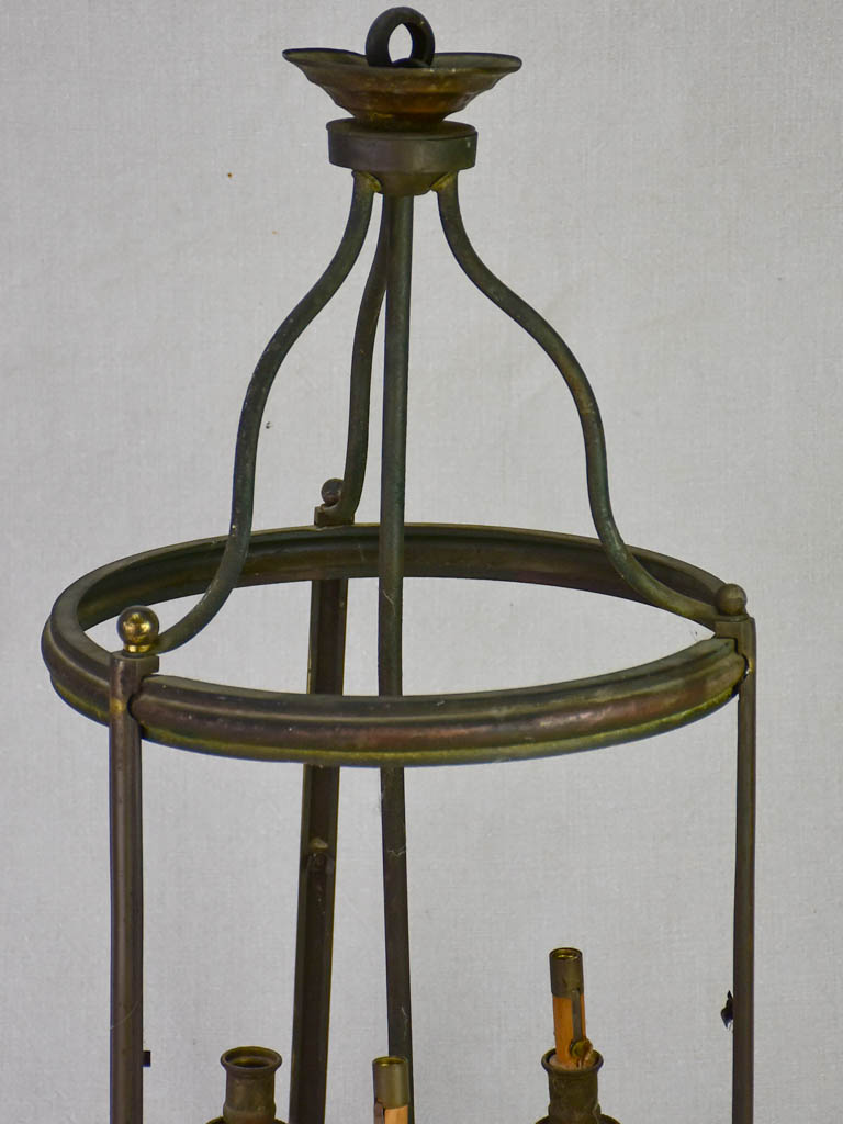 Rustic 19th Century French lantern - iron 23¾"