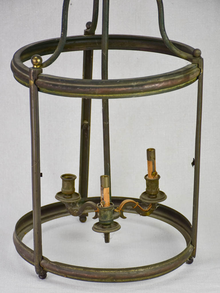 Rustic 19th Century French lantern - iron 23¾"