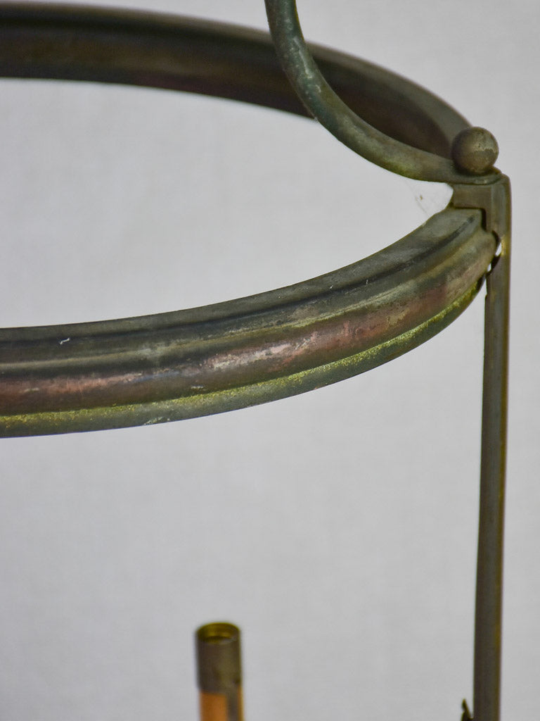 Rustic 19th Century French lantern - iron 23¾"