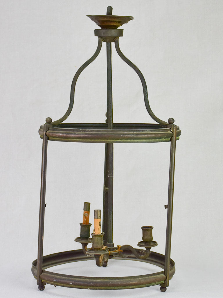 Rustic 19th Century French lantern - iron 23¾"