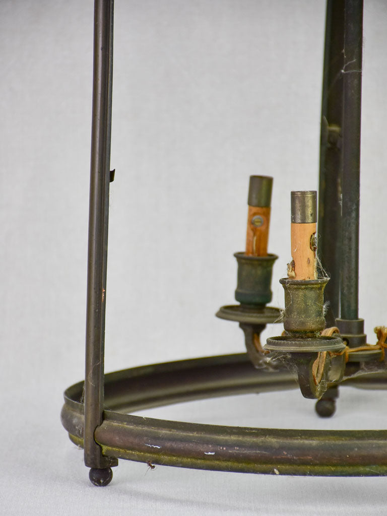 Rustic 19th Century French lantern - iron 23¾"