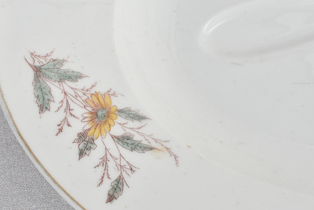 Big serving platter, early-20th-century 15¼ x 22"