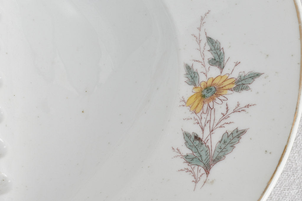 Big serving platter, early-20th-century 15¼ x 22"