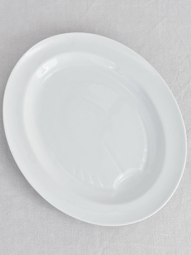 Antique French roast serving platter 13½" x 17"