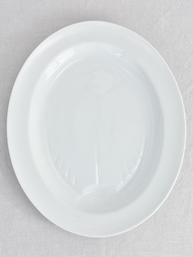 Antique French roast serving platter 13½" x 17"