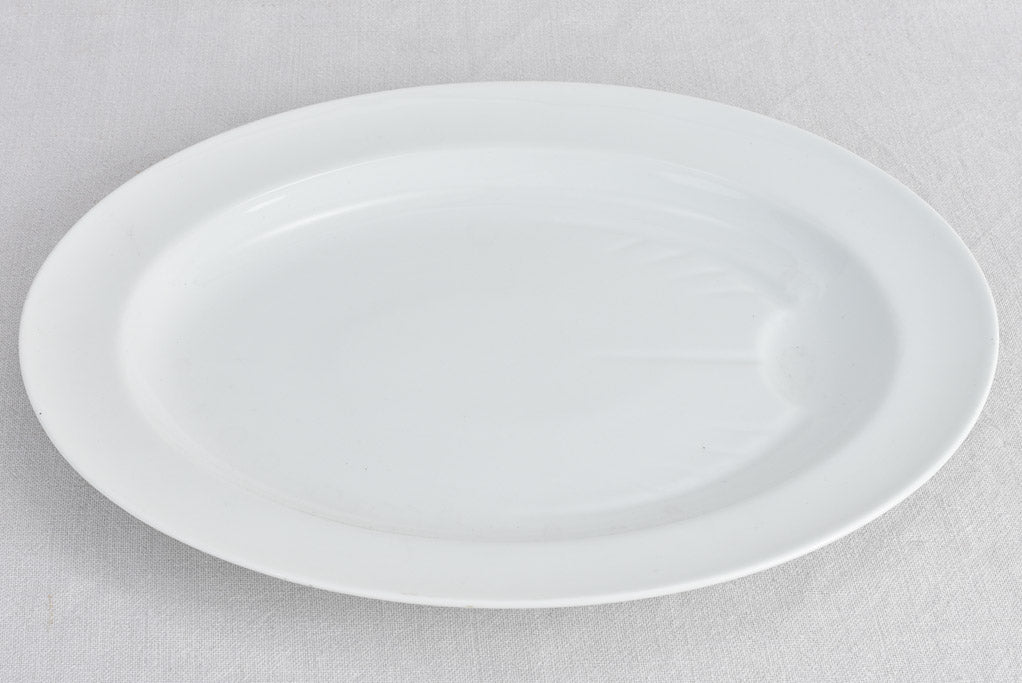 Antique French roast serving platter 13½" x 17"