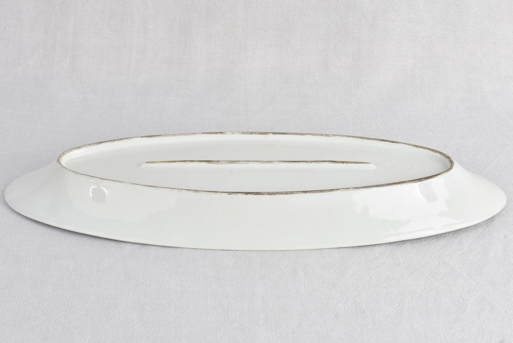 Large oval serving platter 28"